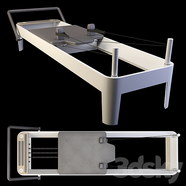 Pilates Allegro Reformer 3ds Max - thumbnail 2