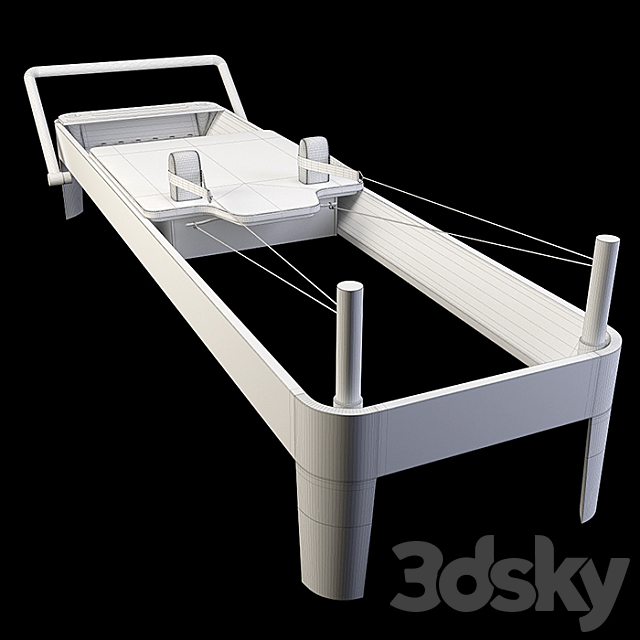 Pilates Allegro Reformer 3ds Max - thumbnail 3