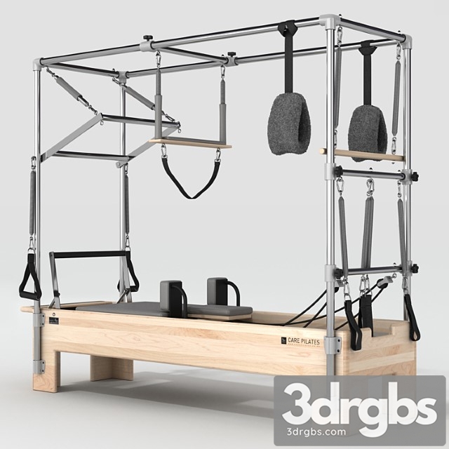 Pilates – simulator reformer cadillac combo crcc. 3dsmax Download - thumbnail 1