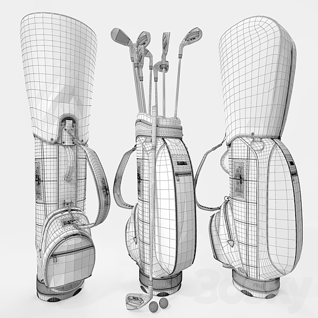 POLO Golf Standard Bag 3DSMax File - thumbnail 3