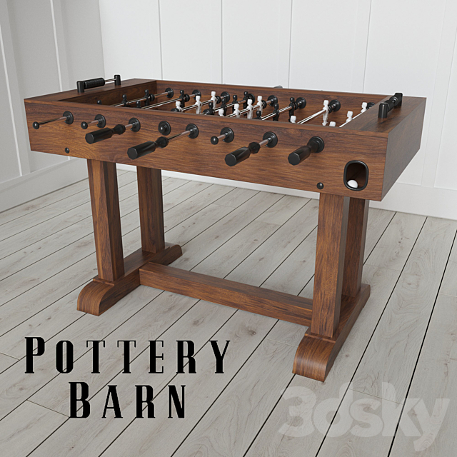 POTTERY BARN FOOSBALL TABLE 3DSMax File - thumbnail 1