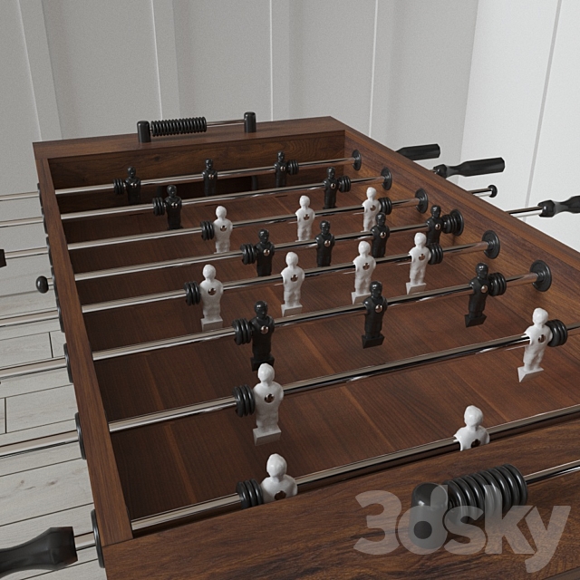 POTTERY BARN FOOSBALL TABLE 3DSMax File - thumbnail 2