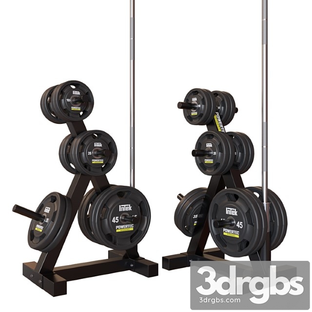 Powertec weight rack 3dsmax Download - thumbnail 1