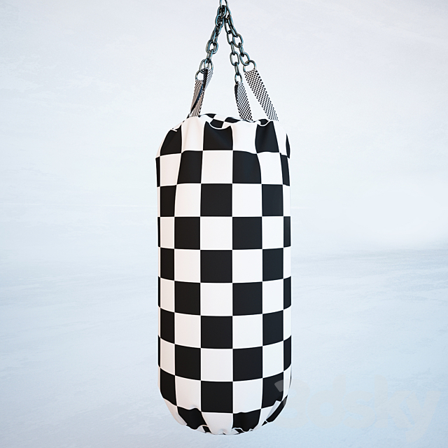 Punching bag 3DS Max Model - thumbnail 3