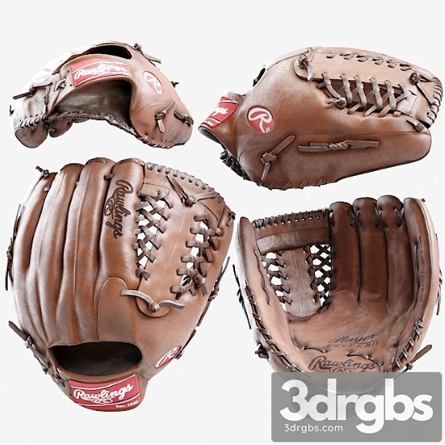 Rawlings gloves 3dsmax Download - thumbnail 1