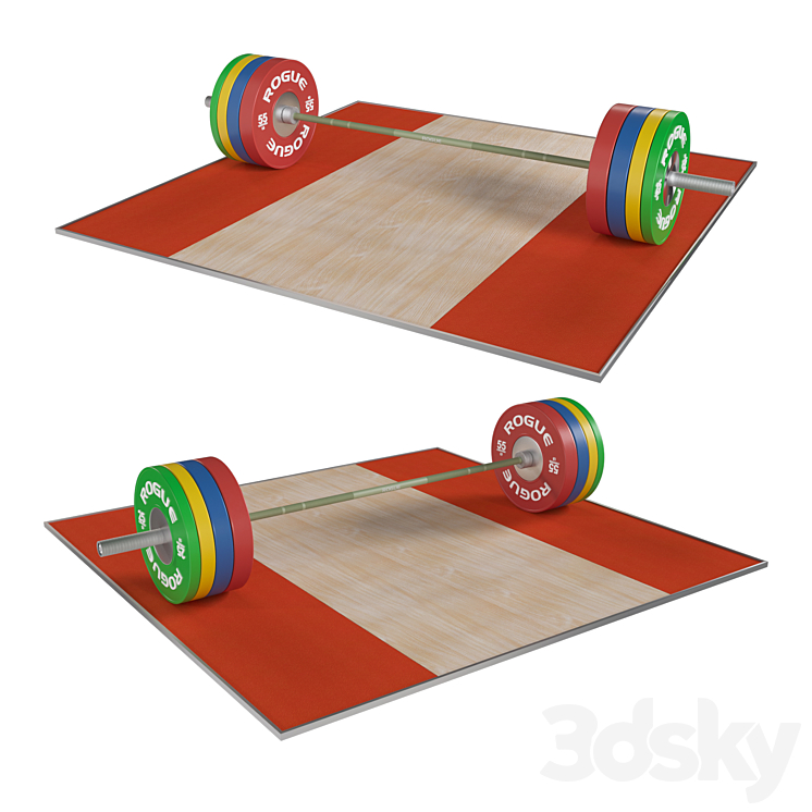 Rogue Operator Bar 3.0 vs plates 3DS Max Model - thumbnail 1