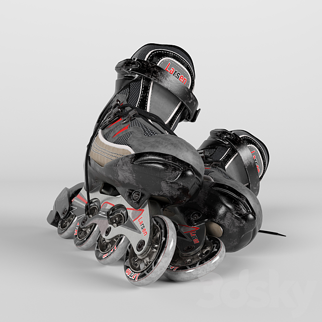 Rollerblading Larsen 3DSMax File - thumbnail 1