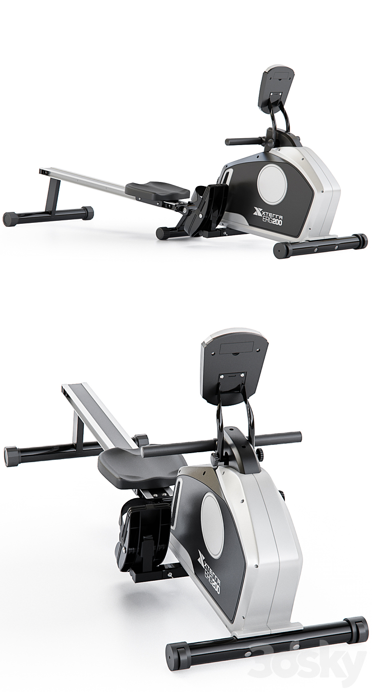 Rowing machine Xterra ERG 200 3DS Max - thumbnail 2