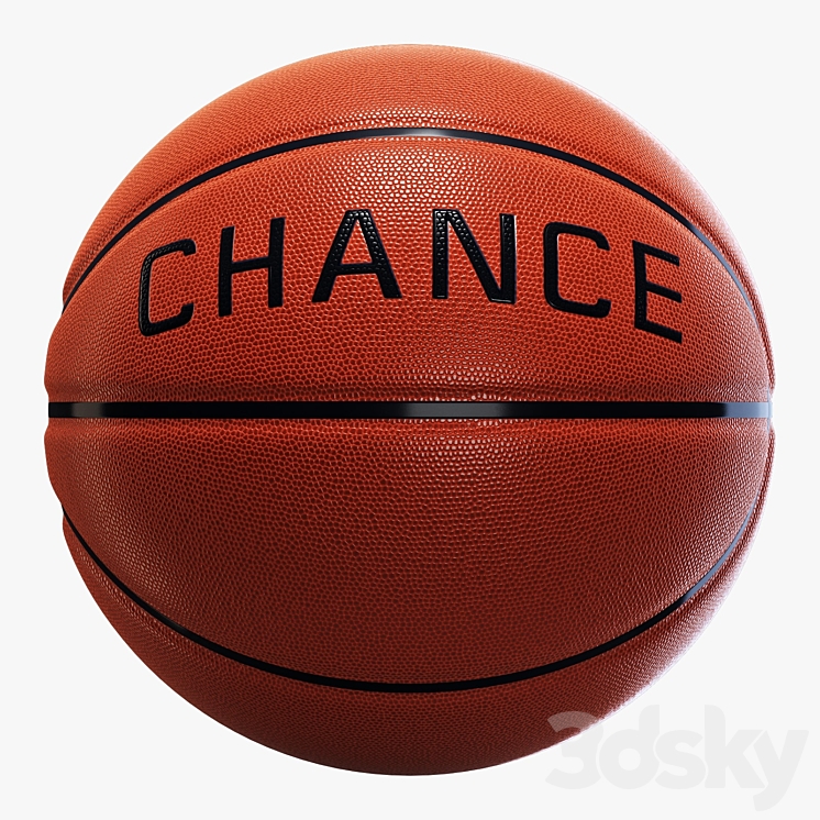 Set of chanse basketballs 3DS Max Model - thumbnail 2