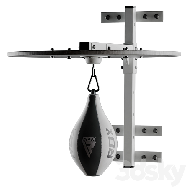 Set Punching bag and gloves from ROX_2 3DS Max Model - thumbnail 3