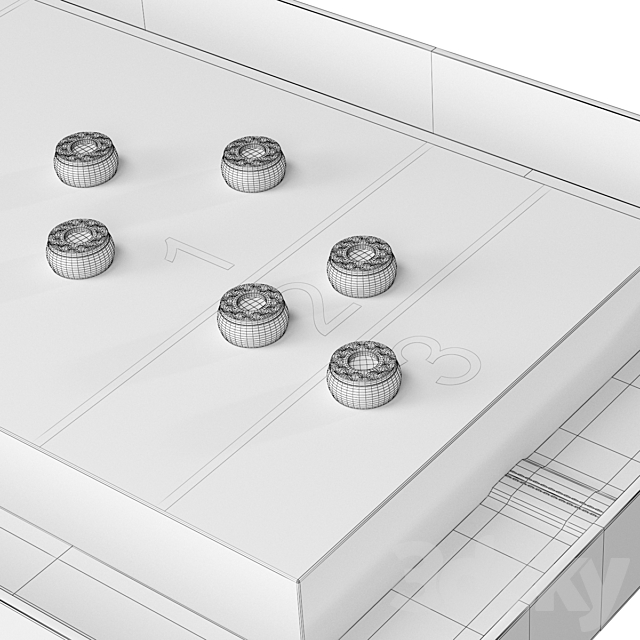 Shuffleboard Parsons 3DS Max Model - thumbnail 5