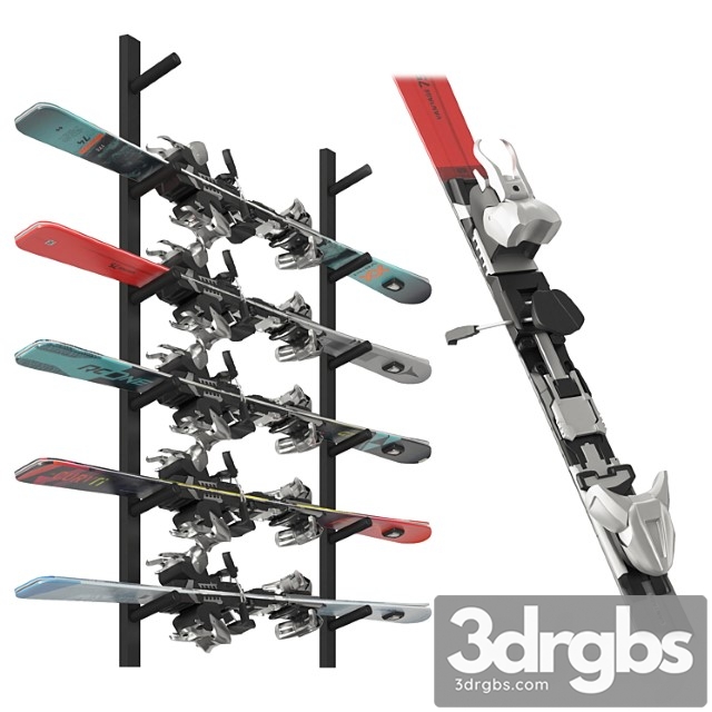 Skis kit 3dsmax Download - thumbnail 1