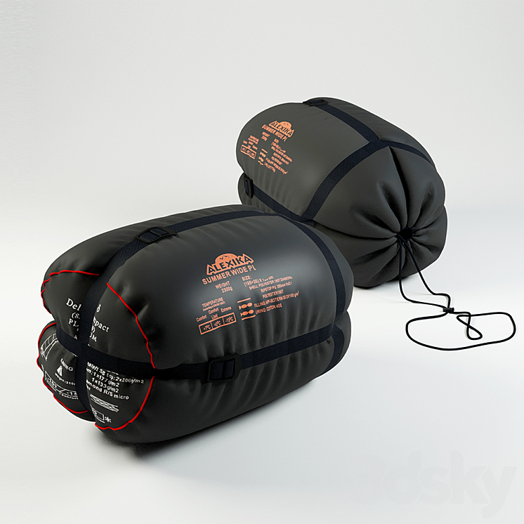 Sleeping bag Alexika 3DS Max - thumbnail 1