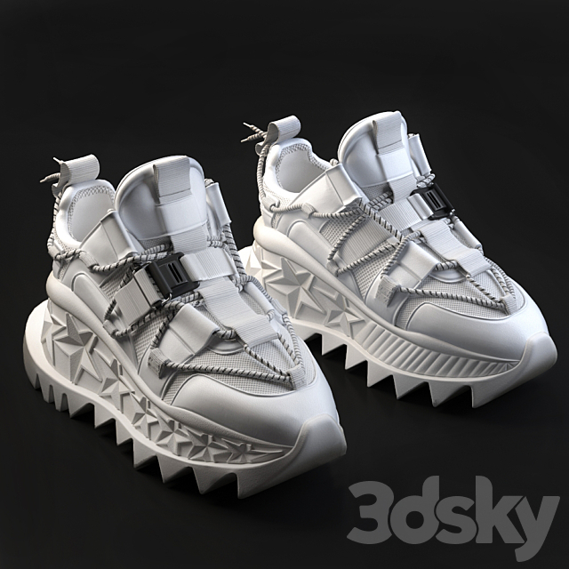 Sneakers PULL LUX 3DS Max Model - thumbnail 2