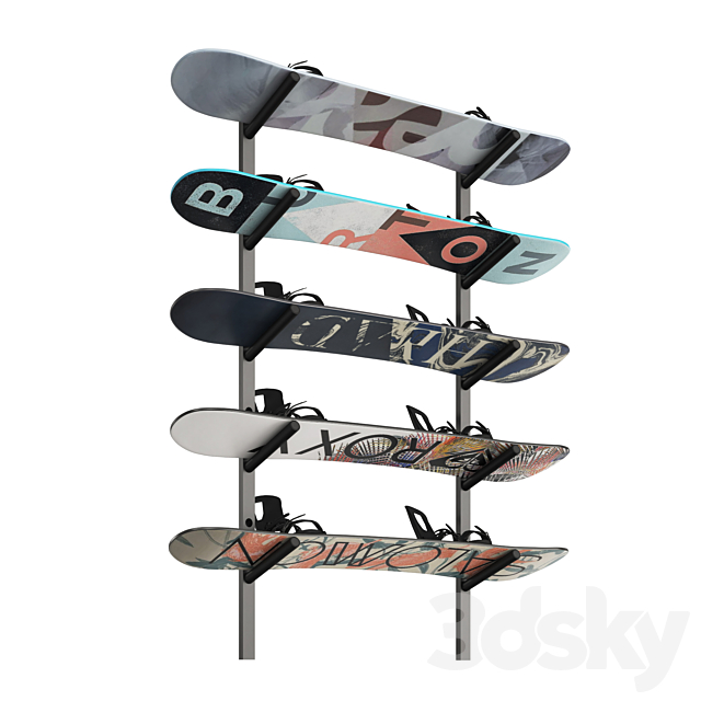 Snowboards 3DSMax File - thumbnail 3