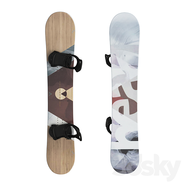 Snowboards 3DSMax File - thumbnail 4