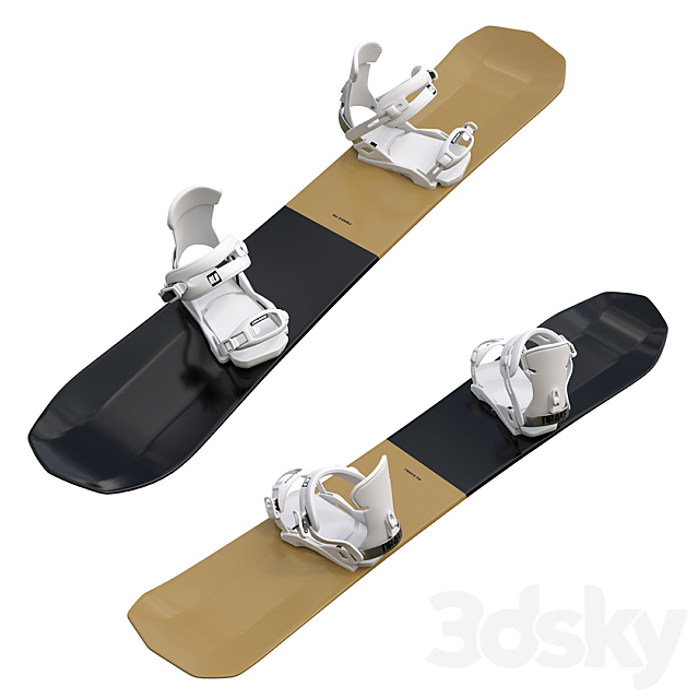 Snowboards Bataleon 3DSMax File - thumbnail 2