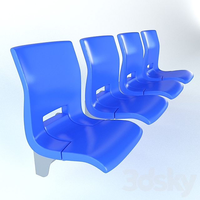 sport seats Stechert Copacabana 3ds Max - thumbnail 1