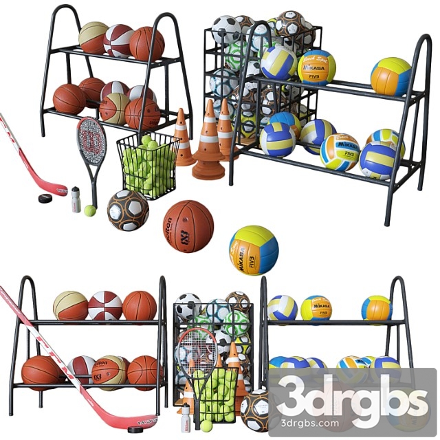 Sports Equipment 3dsmax Download - thumbnail 1