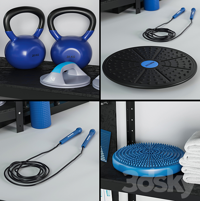 Sports set 3DSMax File - thumbnail 4