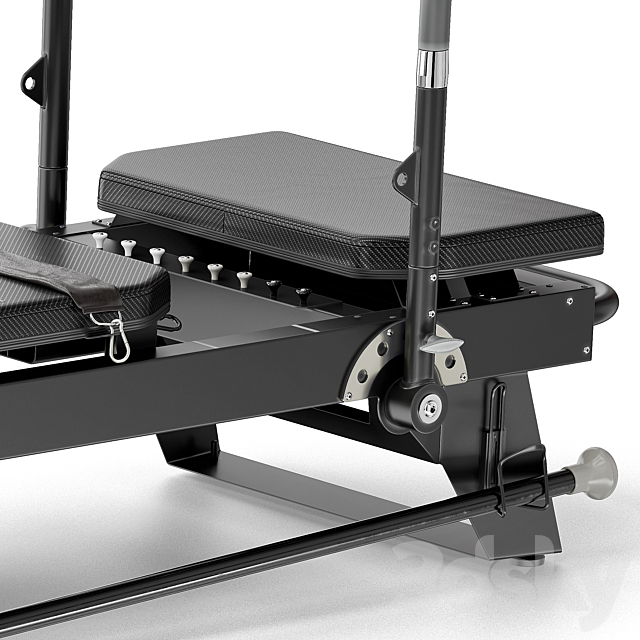 Sports trainer Pilates Reformer Machine 3DS Max Model - thumbnail 4