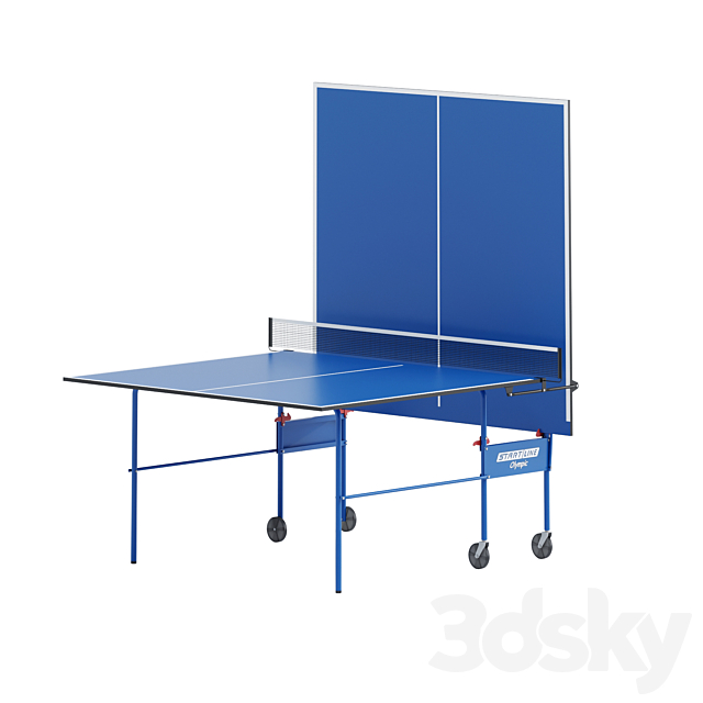 Start Line Olympic tennis table in three positions 3DS Max Model - thumbnail 3