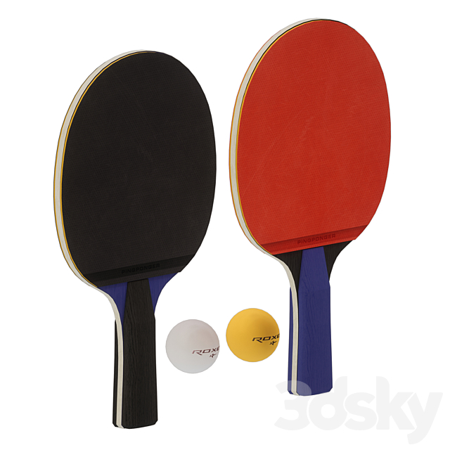 Street Ping Pong 3DS Max Model - thumbnail 3