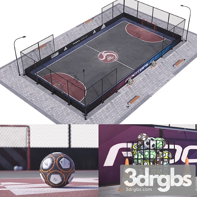 Street soccer 3dsmax Download - thumbnail 1