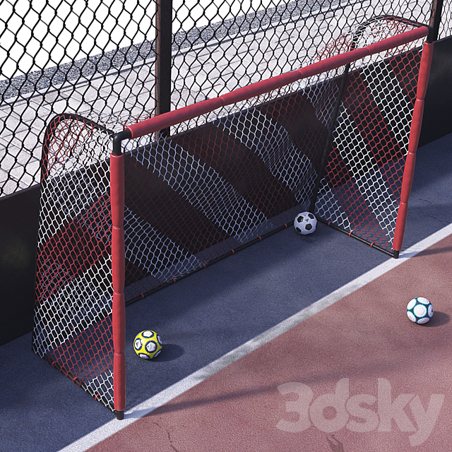 Street soccer 3DSMax File - thumbnail 3