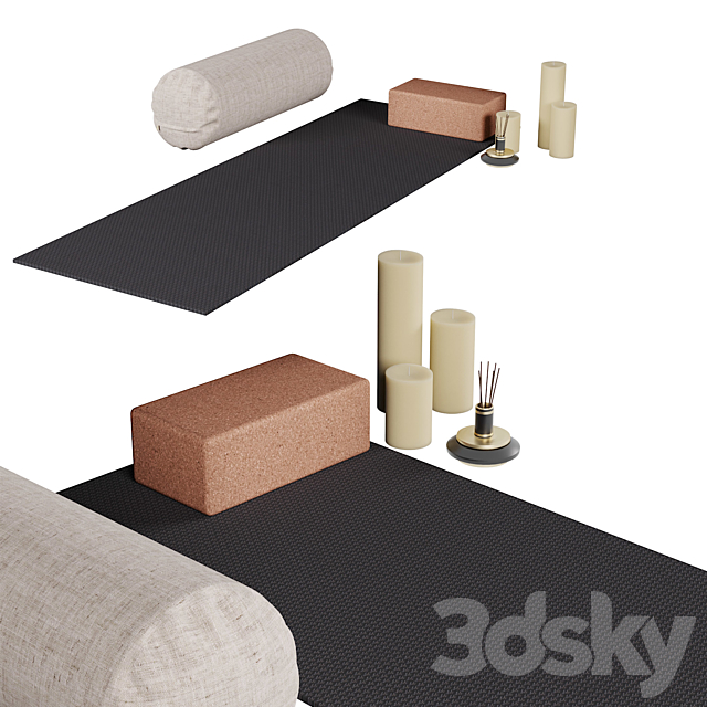 Stylish yoga set 3DSMax File - thumbnail 1