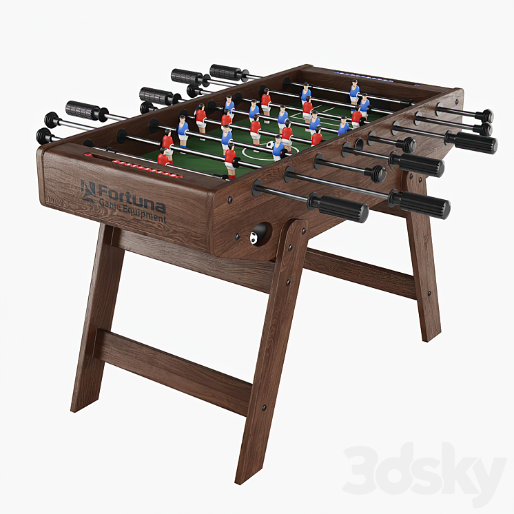 Table football Fortuna Sherwood FDH-430 3DS Max - thumbnail 1