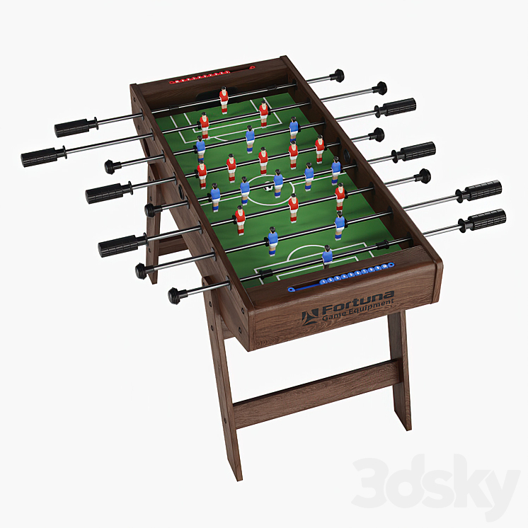 Table football Fortuna Sherwood FDH-430 3DS Max - thumbnail 2