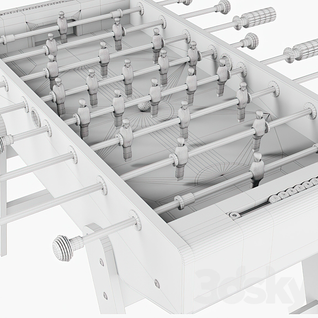 Table football Fortuna Sherwood FDH-430 3DSMax File - thumbnail 4