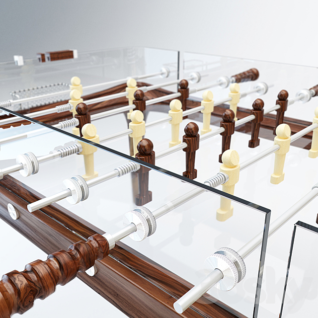 Table football from Teckell®. 3ds Max - thumbnail 2