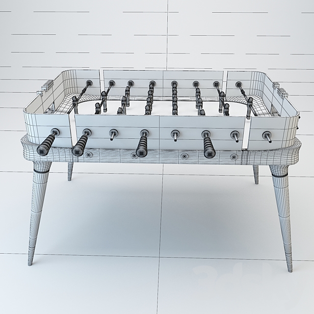 Table football from Teckell®. 3ds Max - thumbnail 3