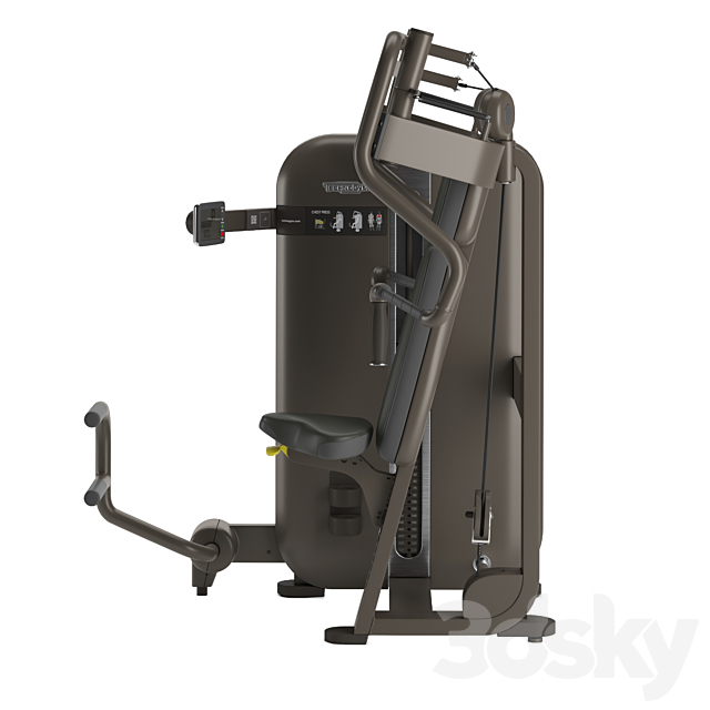 Technogym Artis Chest Press 3DS Max Model - thumbnail 2