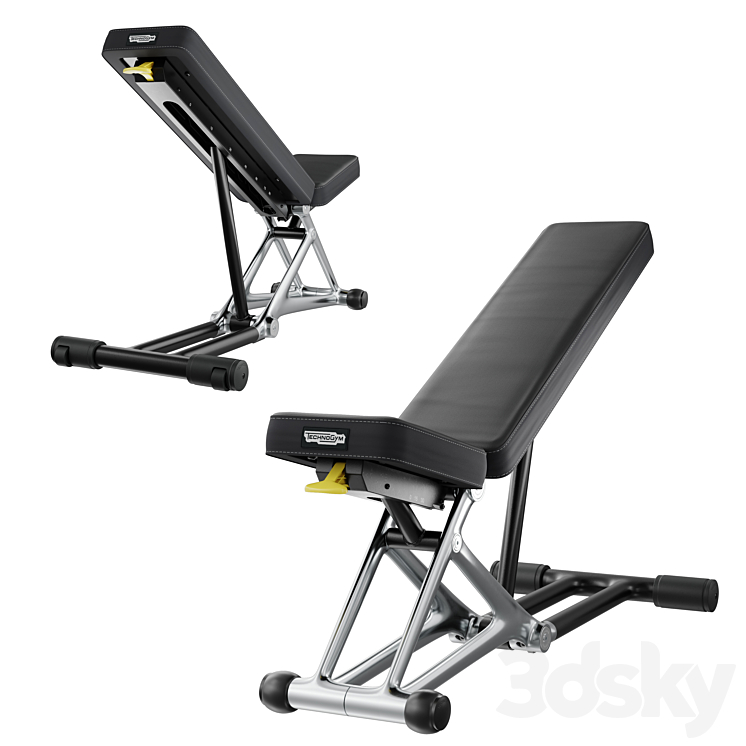 Technogym Bench Personal 3DS Max Model - thumbnail 3