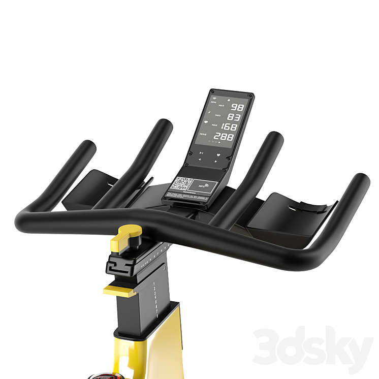 Technogym Group Cycle Connect 3DS Max - thumbnail 2