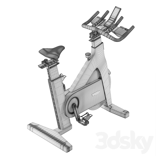 Technogym Group Cycle Connect 3DSMax File - thumbnail 4