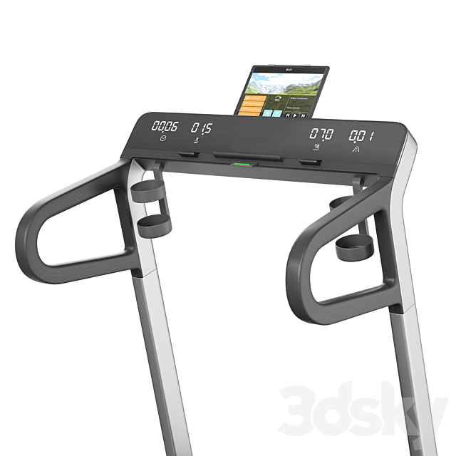 TechnoGym MyRun 3DS Max Model - thumbnail 4