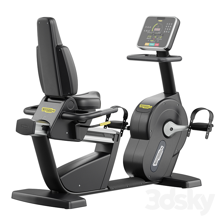 Technogym Recline Forma 3DS Max Model - thumbnail 1