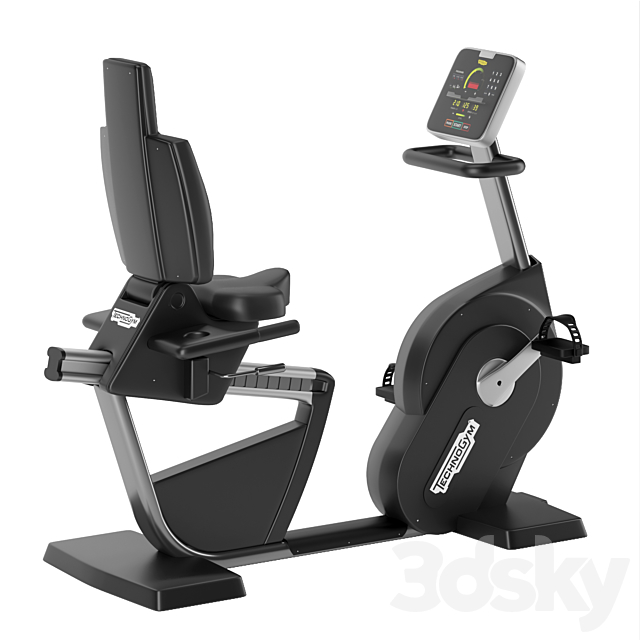 TECHNOGYM RECLINE FORMA BICYCLE 3DS Max Model - thumbnail 2