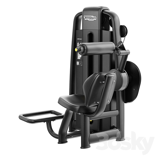 Technogym Selection 700 – Lower Back 3ds Max - thumbnail 2