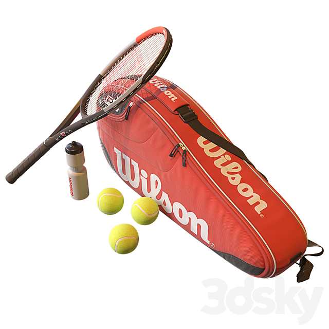 Tennis set 3DS Max Model - thumbnail 3