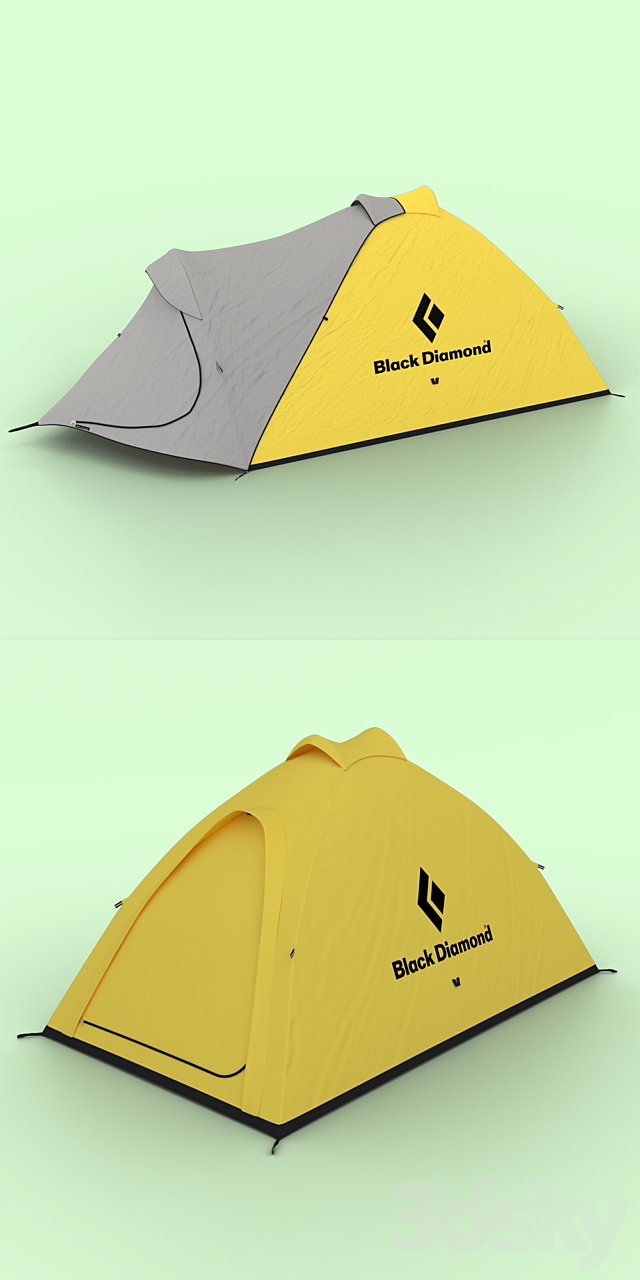 Tent Black Diamond I-Tent 3DS Max Model - thumbnail 2