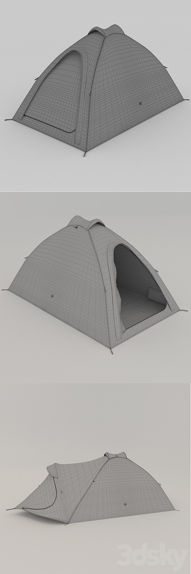 Tent Black Diamond I-Tent 3DS Max Model - thumbnail 3