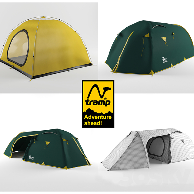 Tent Tramp Grot 3DSMax File - thumbnail 2