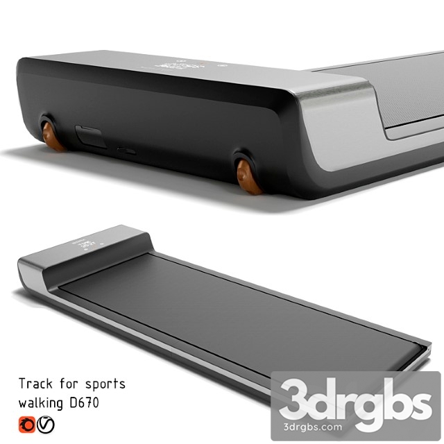 Treadmill bork d670 3dsmax Download - thumbnail 1