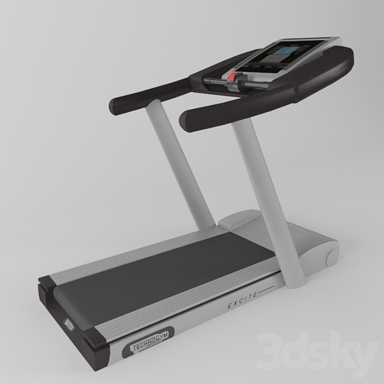 Treadmill electronic 3DS Max - thumbnail 1