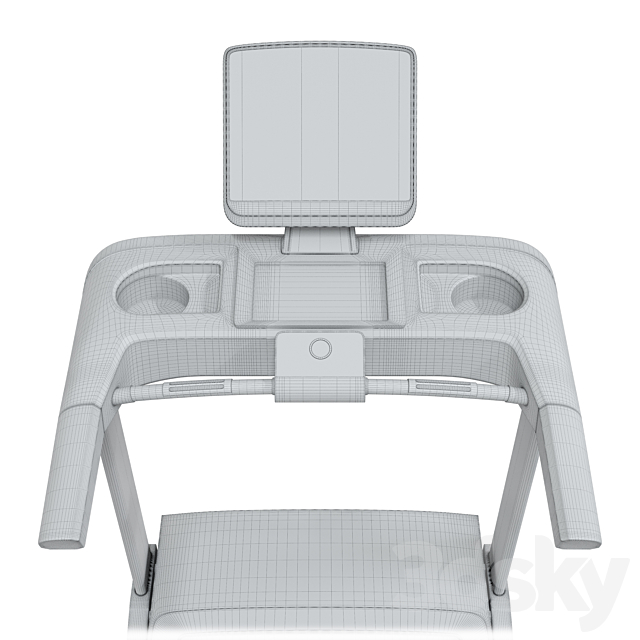 Treadmill FitLogic 3DS Max Model - thumbnail 5